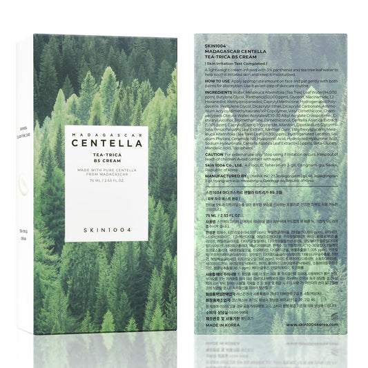 SKIN1004 Tea-Trica Centella B5 Cream 75ml | Hidratación y control del acné
