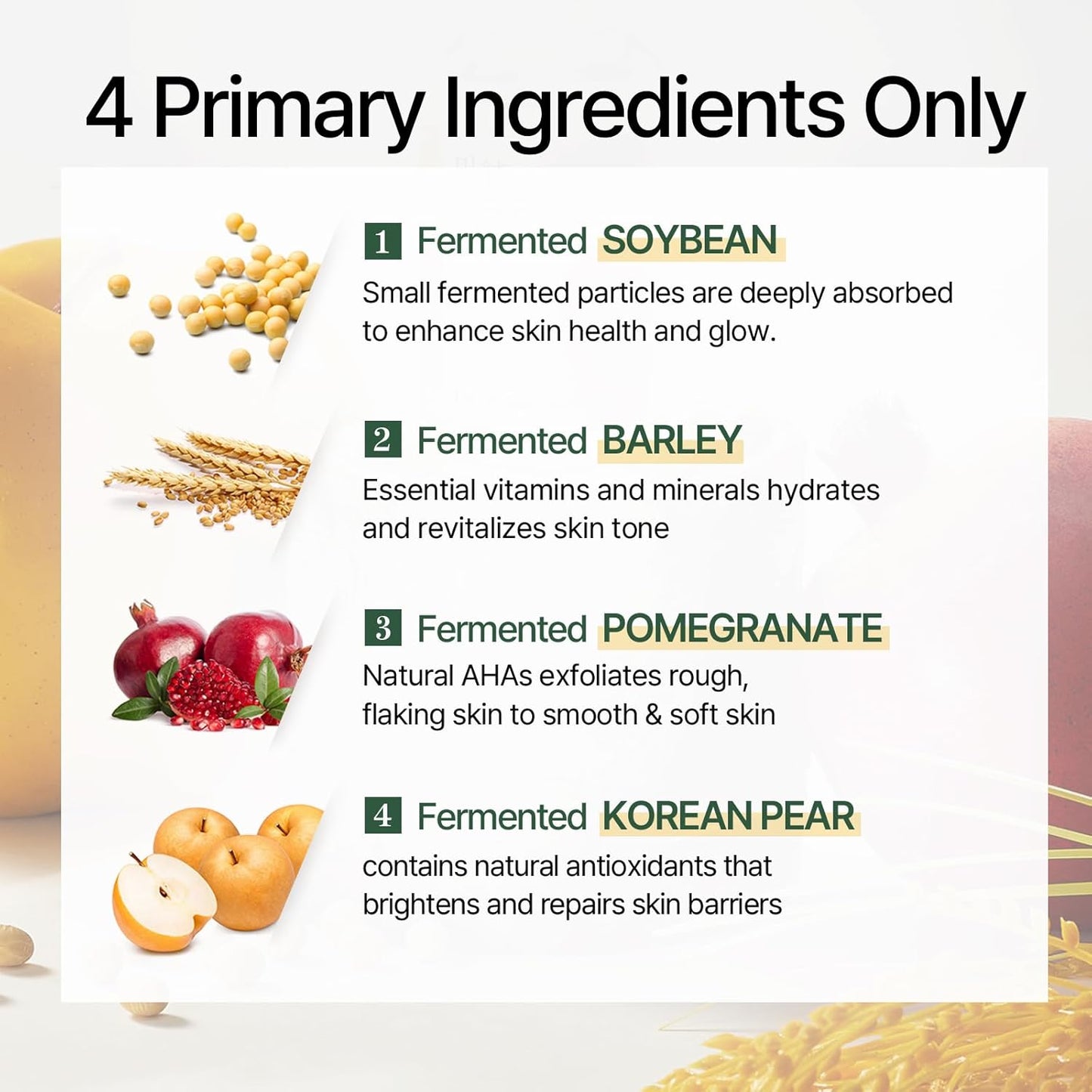 MIXSOON Bean Essence 50ml | Exfoliación suave e hidratación luminosa