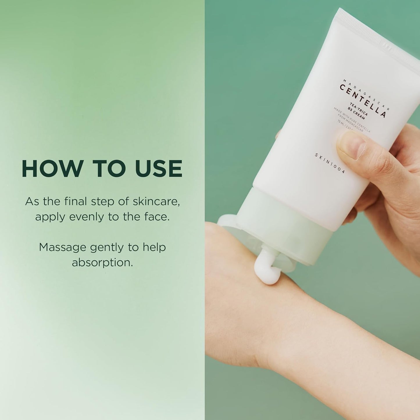 SKIN1004 Tea-Trica Centella B5 Cream 75ml | Hidratación y control del acné