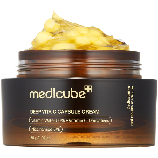 MEDICUBE Crema Vitamina C Cápsulas 55g | Luminosidad y elasticidad