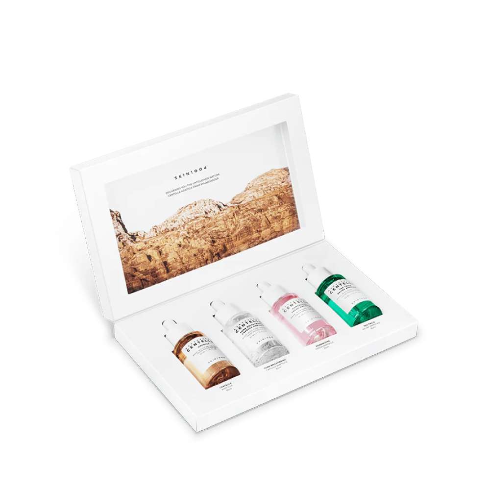 SKIN1004 Kit Viajero Ampollas Centella de Madagascar x4 | Rutina completa para piel radiante