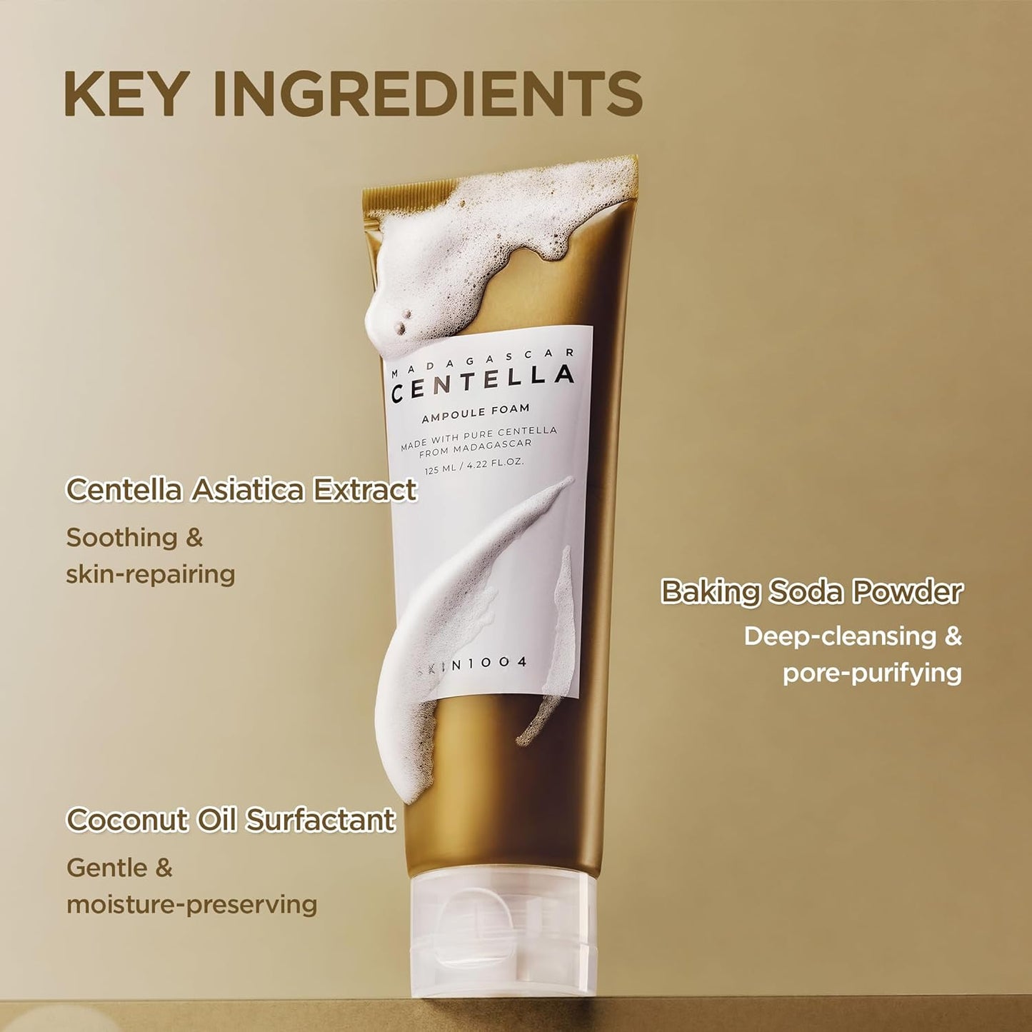 SKIN1004 Madagascar Centella Cleanser 125ml | Limpieza suave e hidratante