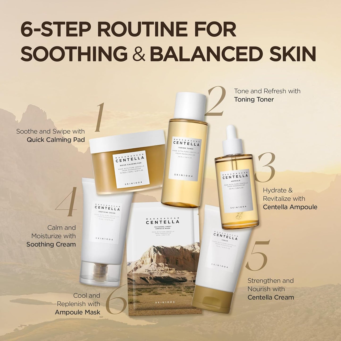 SKIN1004 Madagascar Centella Ampoule 55ml | Calma e hidrata piel sensible